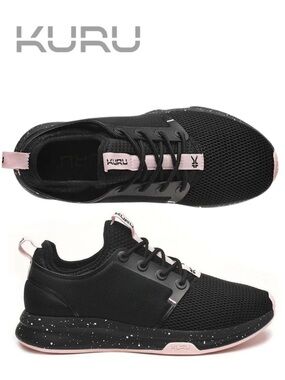KURU new Atom Black Lilac Athletic Sneakers - NIB